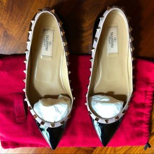 Valentino Rockstud flats (size 41)
